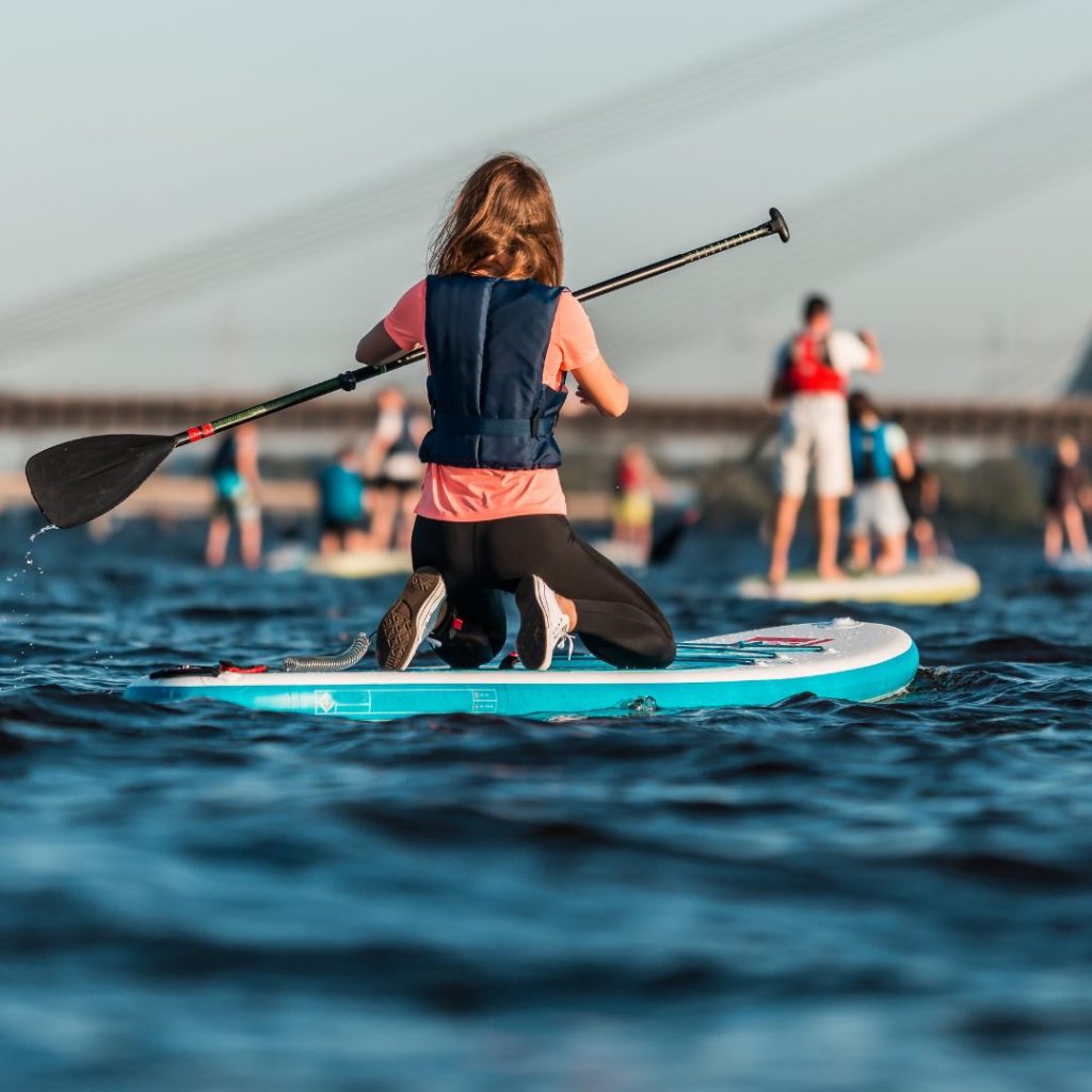 Kayaking or Paddleboarding at Santa Monica Pier