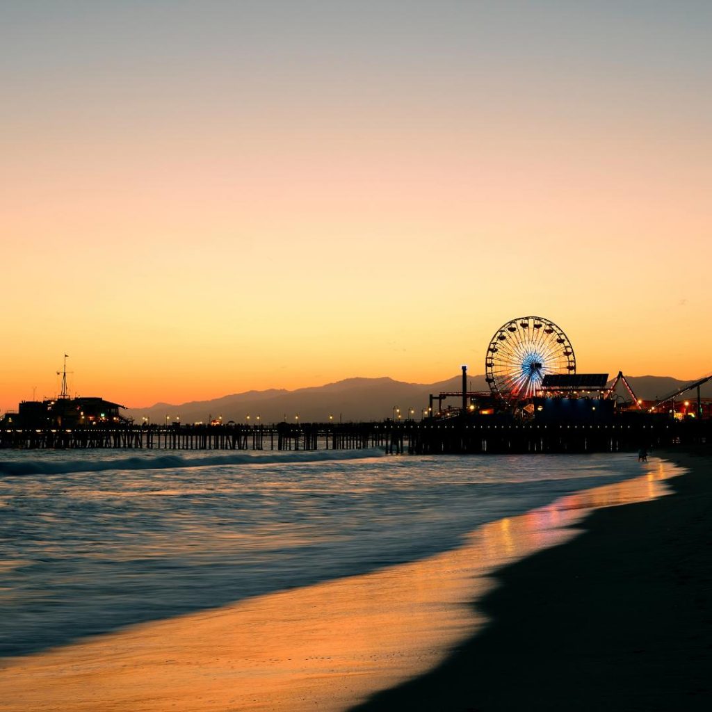Santa Monica Beach in LA