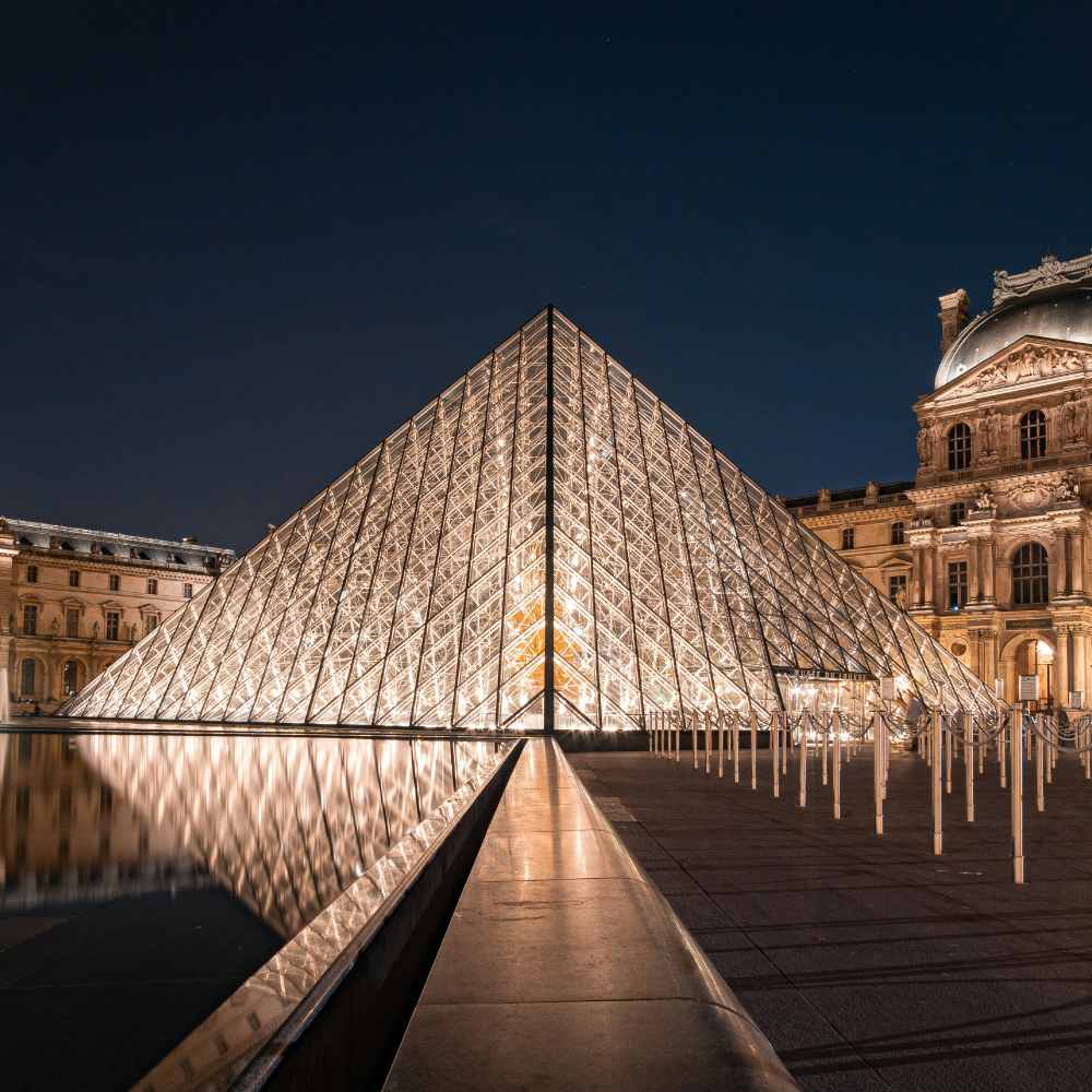 Louvre Museum one of the tourist attractions in France