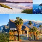 A collage of captivating coastal views from California, highlighting must-see places to travel to in California.