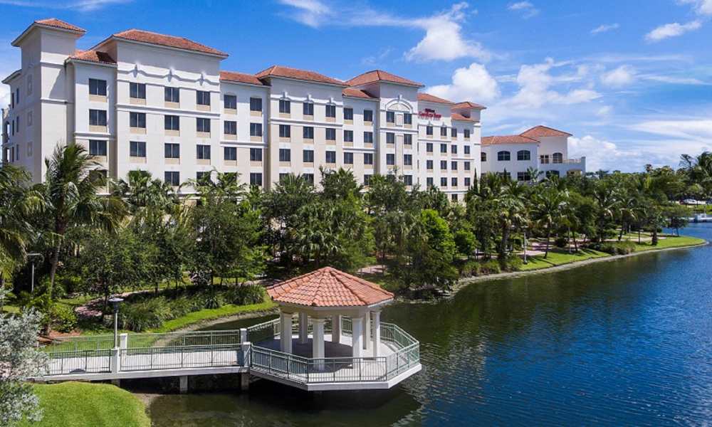 Affordable hotel by the lake in West Palm Beach, offering scenic views and a relaxing atmosphere for guests.