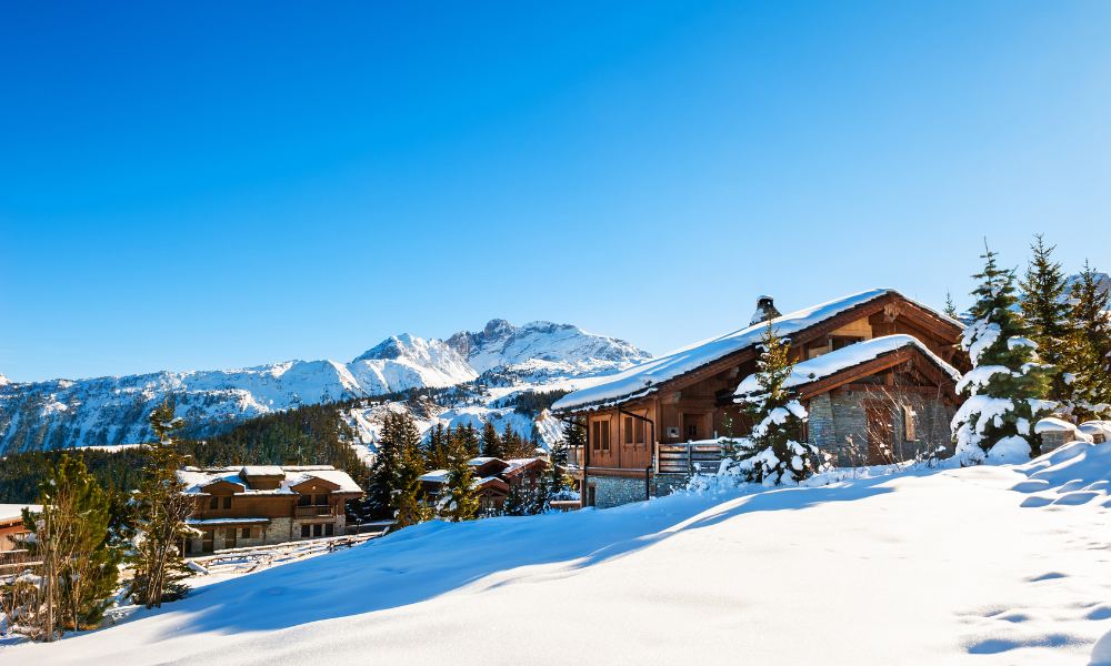 A breathtaking snowy mountain landscape showcasing one of the top destinations to visit in France.