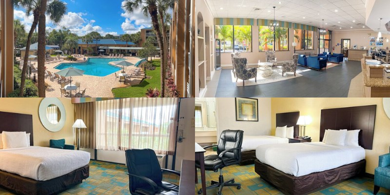 Capture a hotel room with a pool and pool table, emphasizing enjoyment and comfort at SonoHotel IDrive District.
