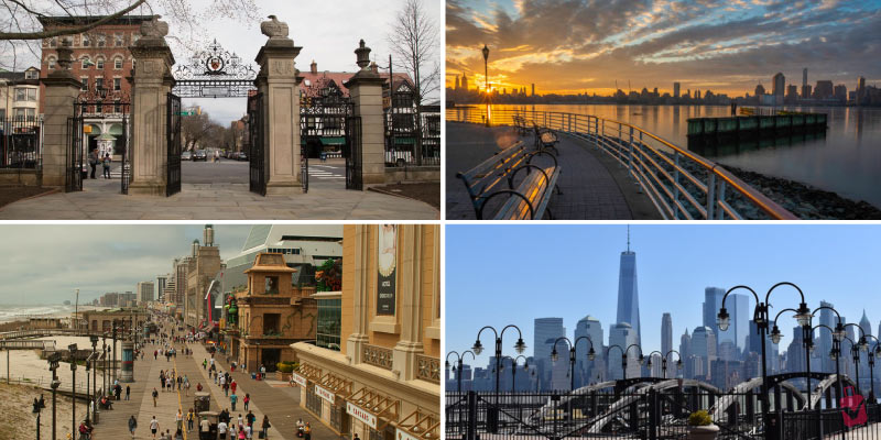 Historic gates and city skyline views provide some of the Best Instagram & Photo Locations in New Jersey for beautiful social media posts.
