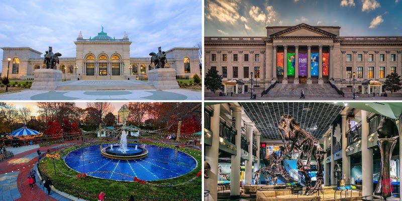 Interactive museum exhibits and outdoor fountains provide engaging family-friendly activities in Philadelphia for children and parents.