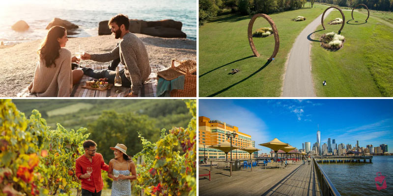 Sunset picnics by the water and vineyard visits are perfect Romantic Things to Do in New Jersey for couples seeking a special outing.